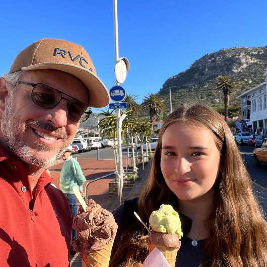 German and Niece in Cape Town