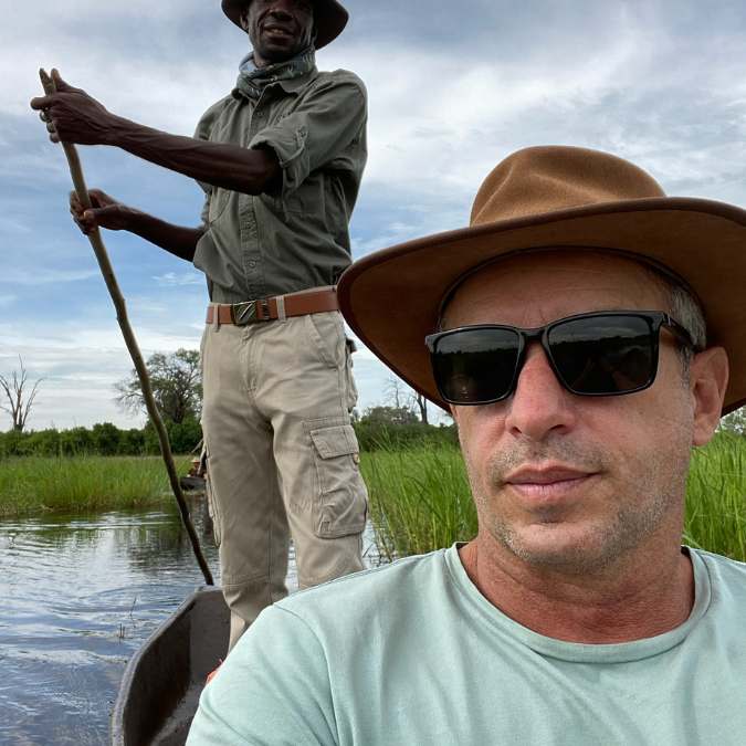 Elephant on Safari in Botswana