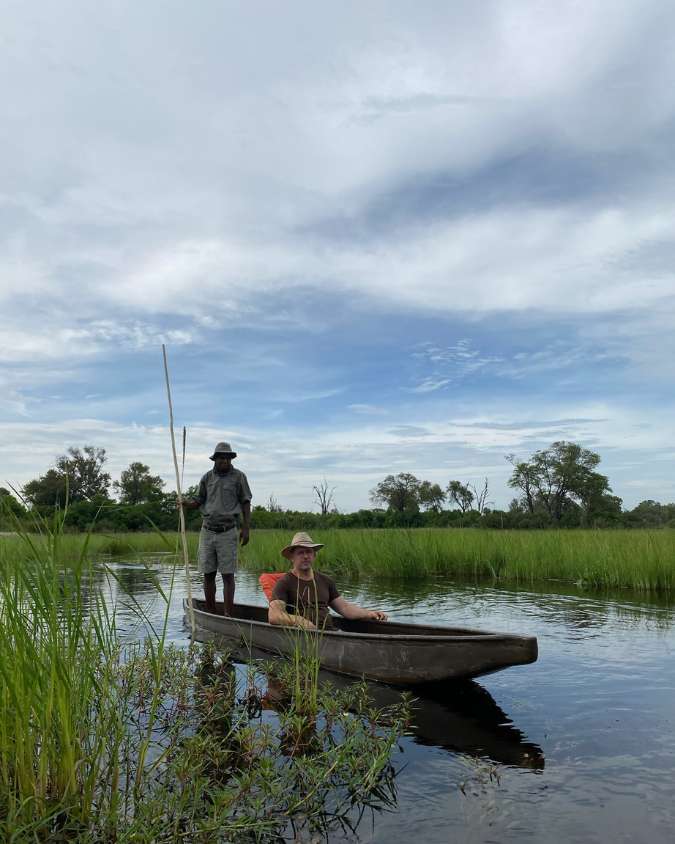 Nanan Travel - Balancing Luxury & Wilderness in African Safaris _ Ultimate Guide-safari break German drinking coffee
