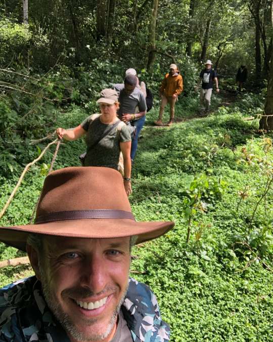 Nanan Travel - Balancing Luxury & Wilderness in African Safaris _ Ultimate Guide-safari break German drinking coffee